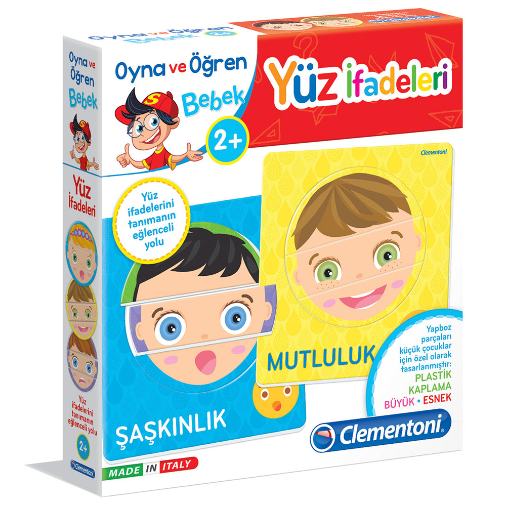 Clementoni Oyna ve Öğren Yüz İfadeleri