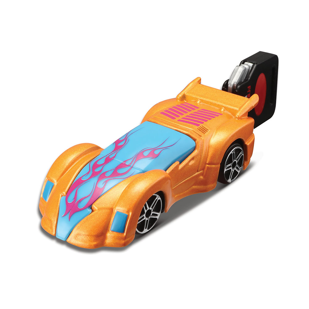 Maisto Burning Key Oyuncak Kamyon ve Araba Turuncu-Mavi