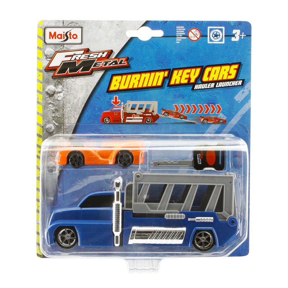 Maisto Burning Key Oyuncak Kamyon ve Araba Turuncu