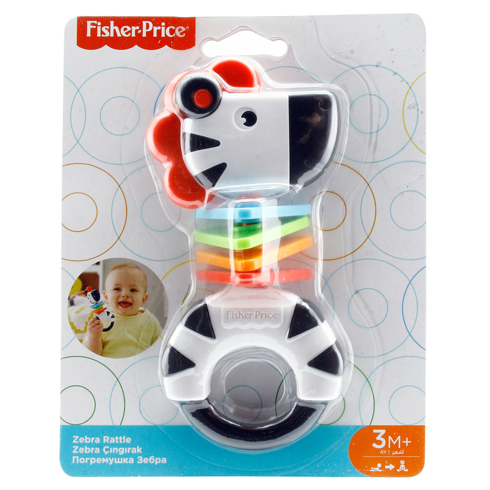 Fisher Price Sevimli Arkadaş Zebra Çıngırak