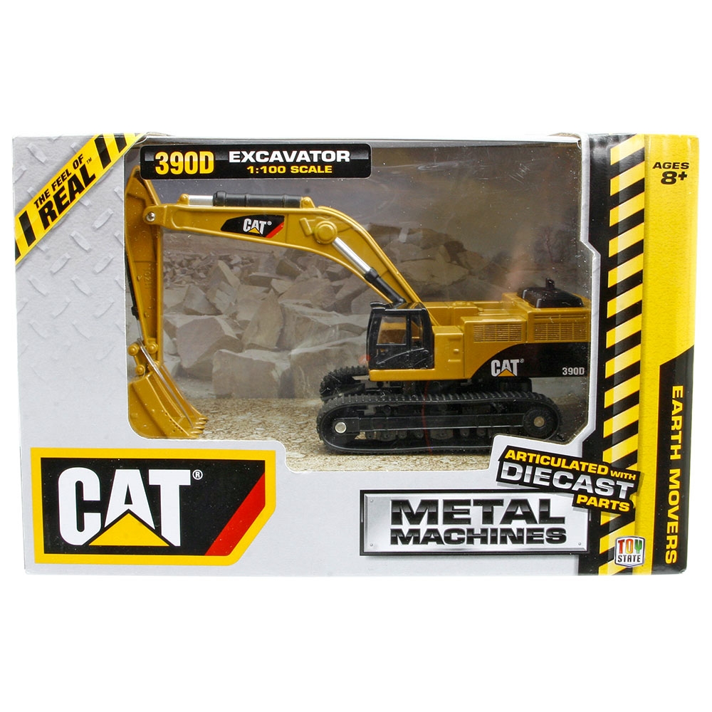 Cat Metal Koleksiyon Araçları Excavator İş Makinası