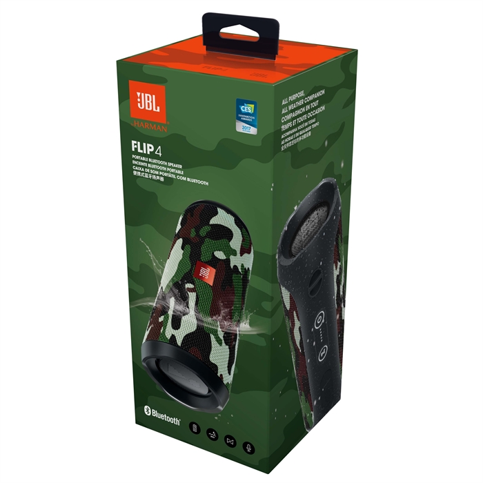 JBL Flip 4 Kamuflaj Su Geçirmez Taşınabilir Bluetooth Hoparlör