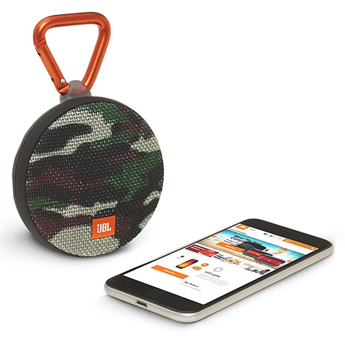 JBL Clip 2 Kamuflaj Su Geçirmez Taşınabilir Bluetooth Hoparlör