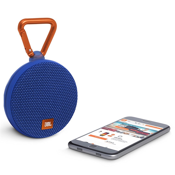 JBL Clip 2 Mavi Su Geçirmez Taşınabilir Bluetooth Hoparlör