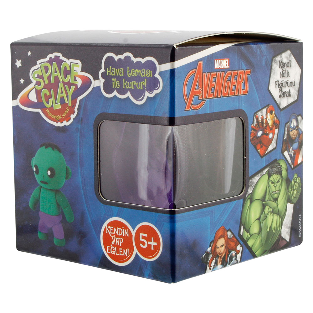 Space Clay Heykelciğini Yarat Avengers Hulk Figür
