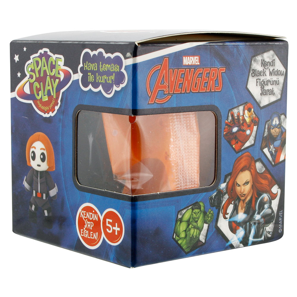 Space Clay Heykelciğini Yarat Avengers Black Widow Figür