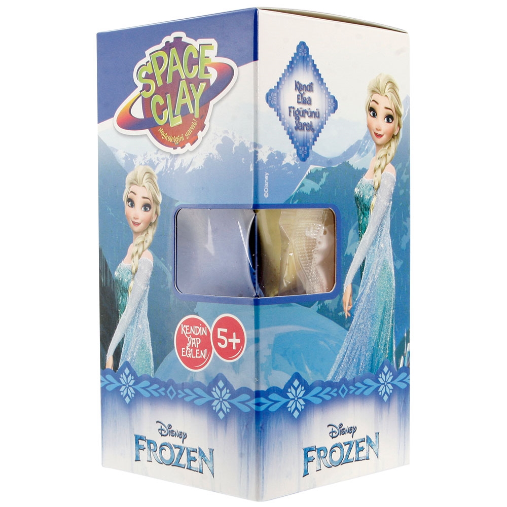 Space Clay Heykelciğini Yarat Frozen Elsa