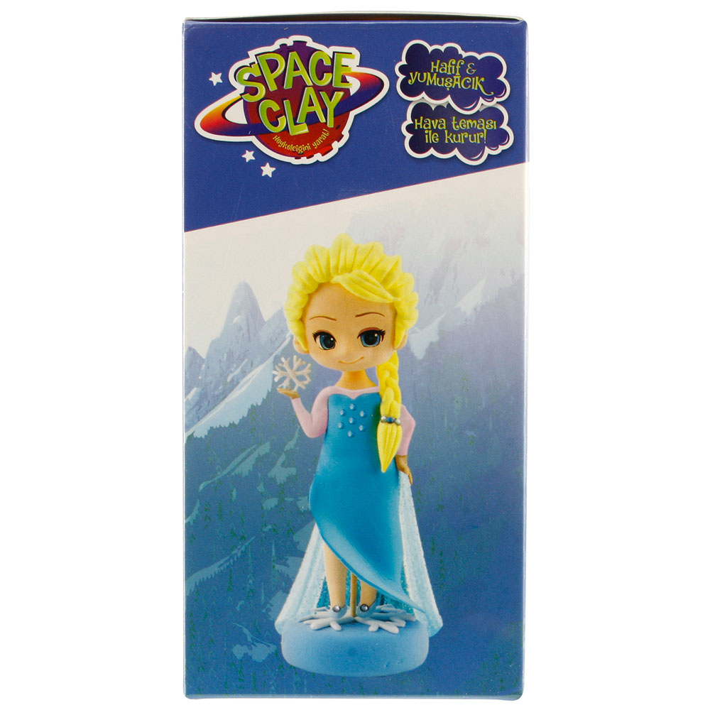 Space Clay Heykelciğini Yarat Frozen Elsa