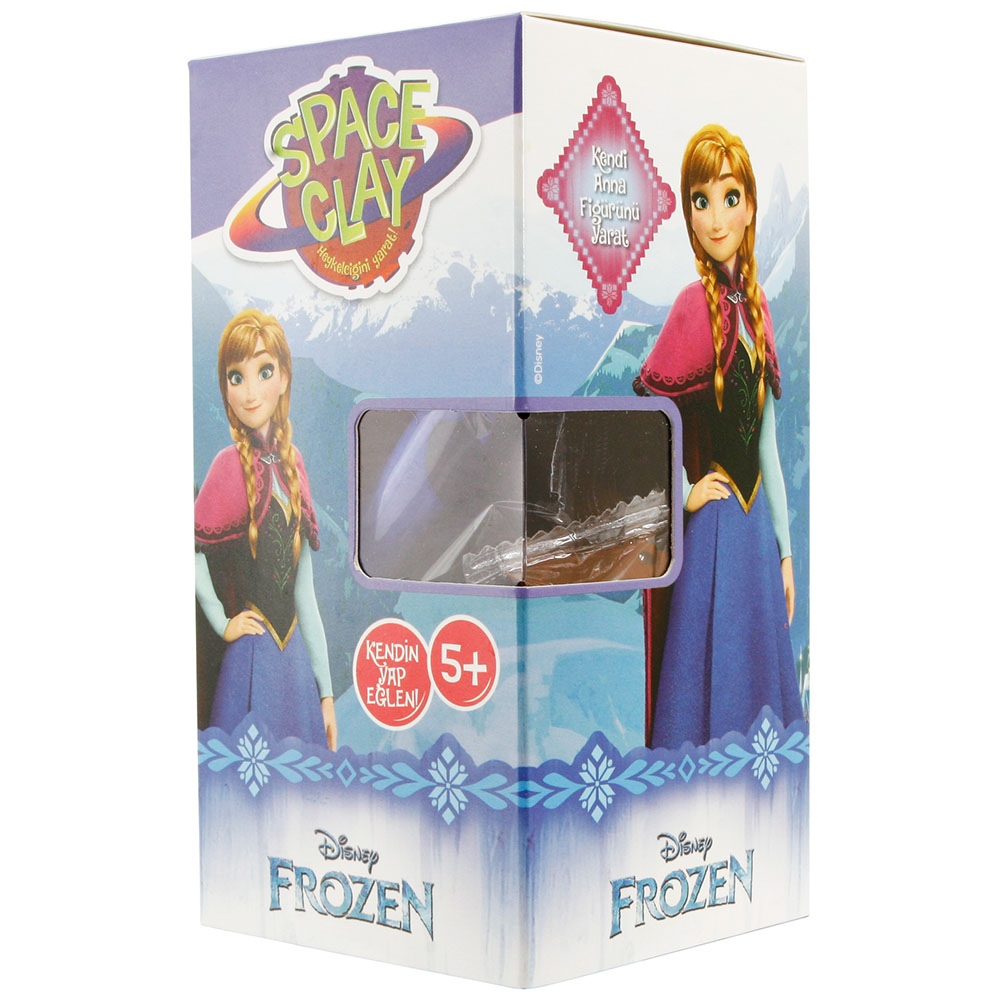 Space Clay Heykelciğini Yarat Frozen Anna