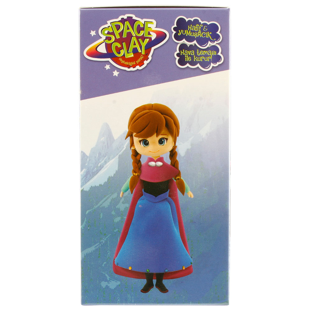 Space Clay Heykelciğini Yarat Frozen Anna