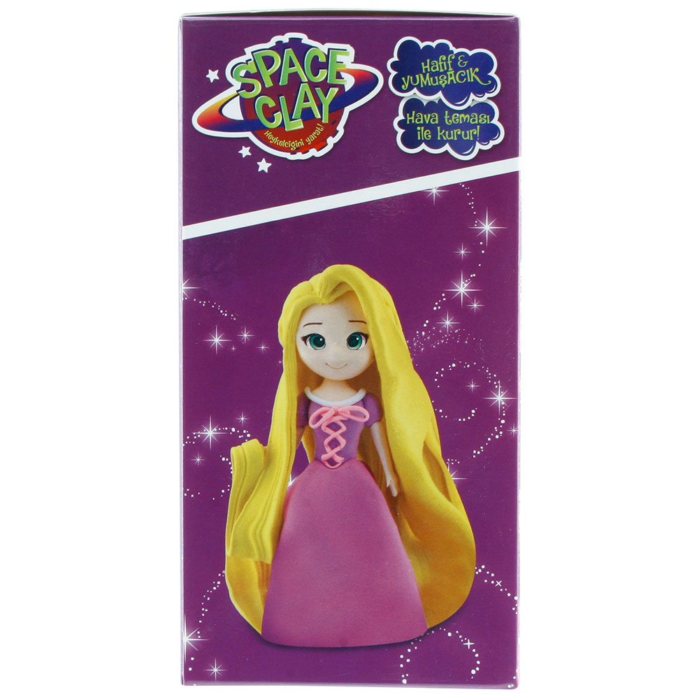 Space Clay Heykelciğini Yarat Disney Princess Rapunzel