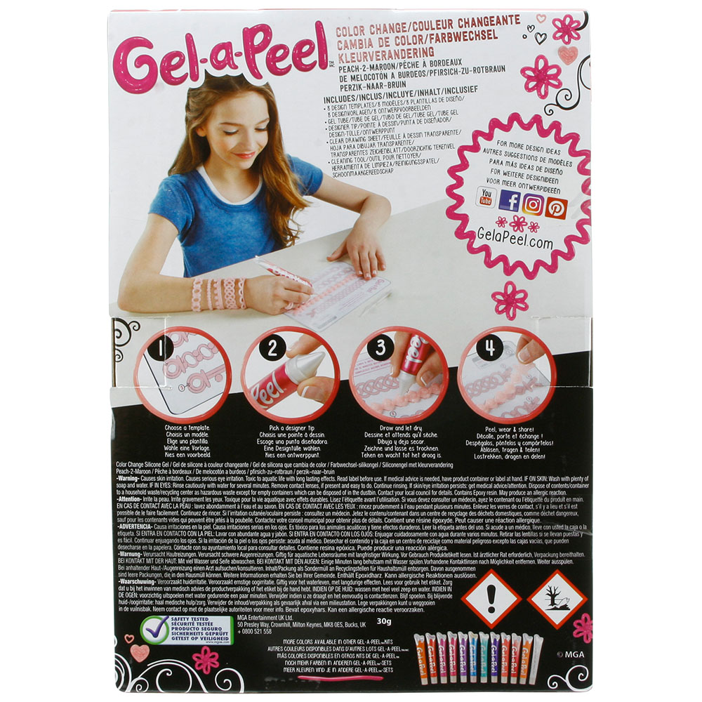 Gel-a-Peel Aksesuar Tasarım Başlangıç Paketi Açık Pembe