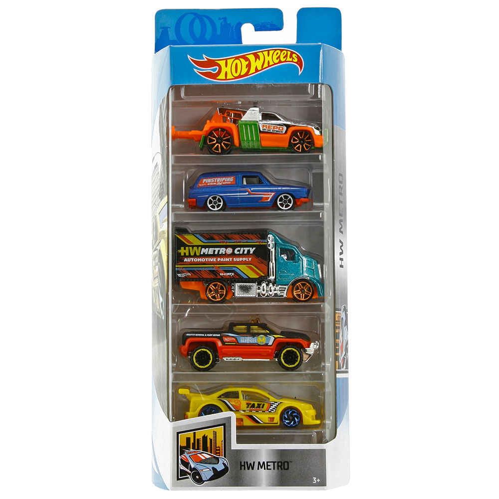 Hot Wheels Beşli Araba Seti FKT56