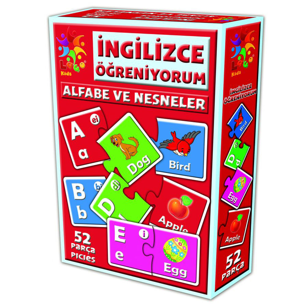 Laço Kids İngilizce Öğreniyorum Alfabe Ve Nesneler