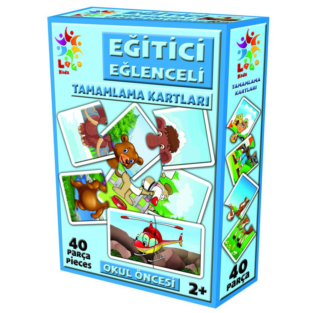 Laço Kids Eğitici Eğlenceli Tamamlama Kartları