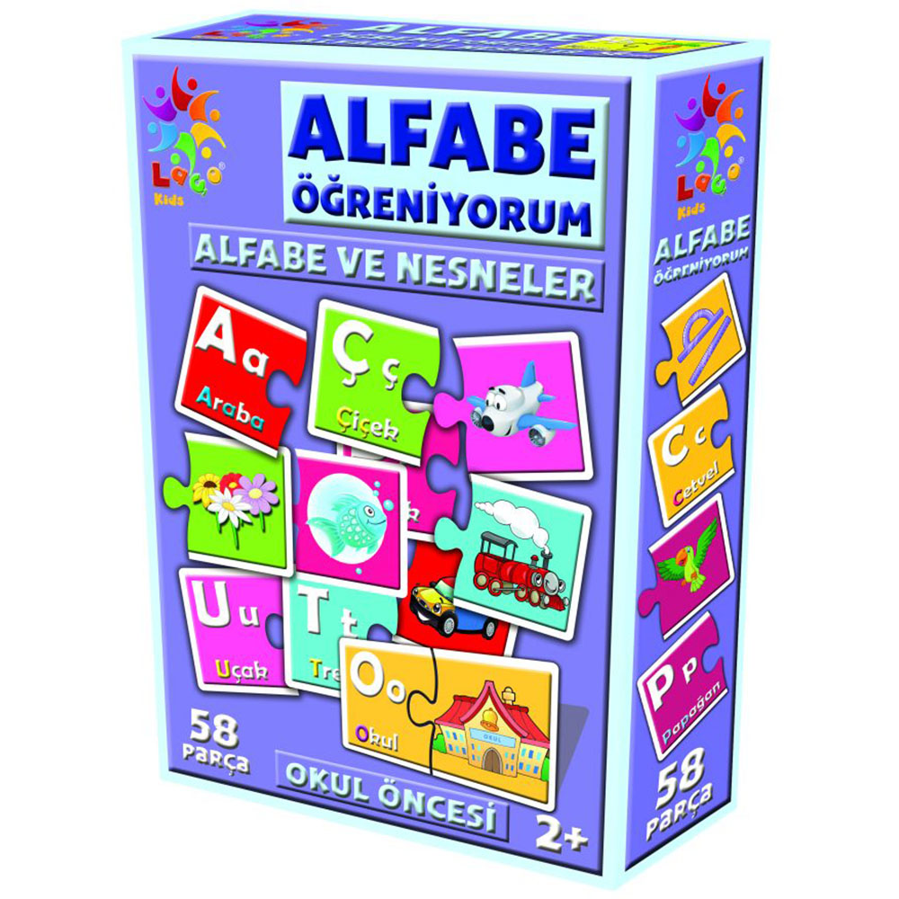 Laço Kids Alfabe Öğreniyorum Nesneler ve Alfabe