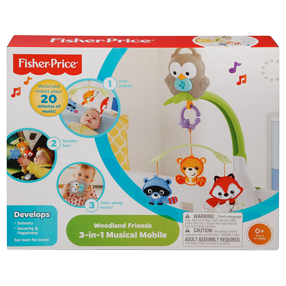 Fisher Price Üçü Bir Arada Baykuş Dönence