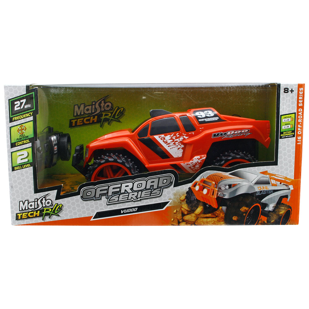 Maisto Tech 1:16 Off-Road Vudoo U/K Araba Kırmızı