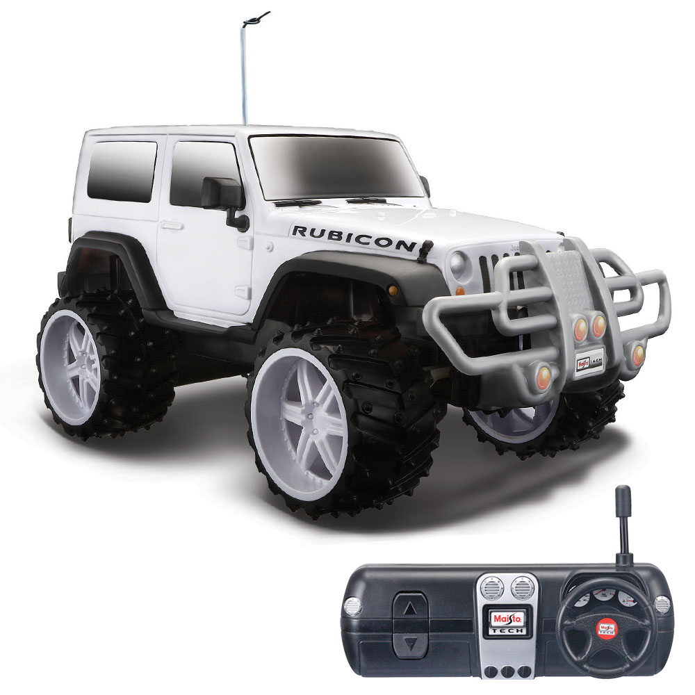 Maisto Tech 1:16 Off-Road Jeep Wrangler Rubicon U/K Araba Beyaz