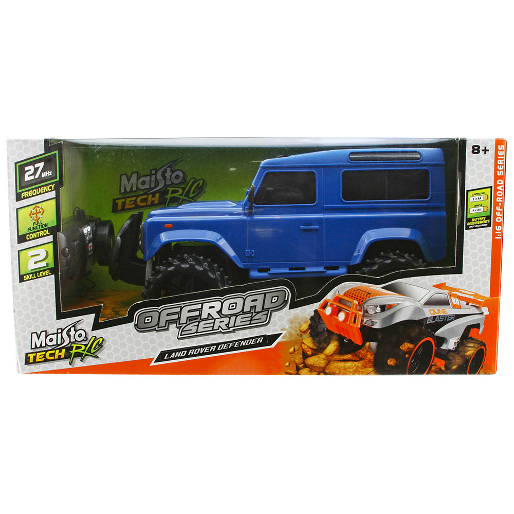 Maisto Tech 1:16 Off-Road Land Rover Defender U/K Araba Lacivert