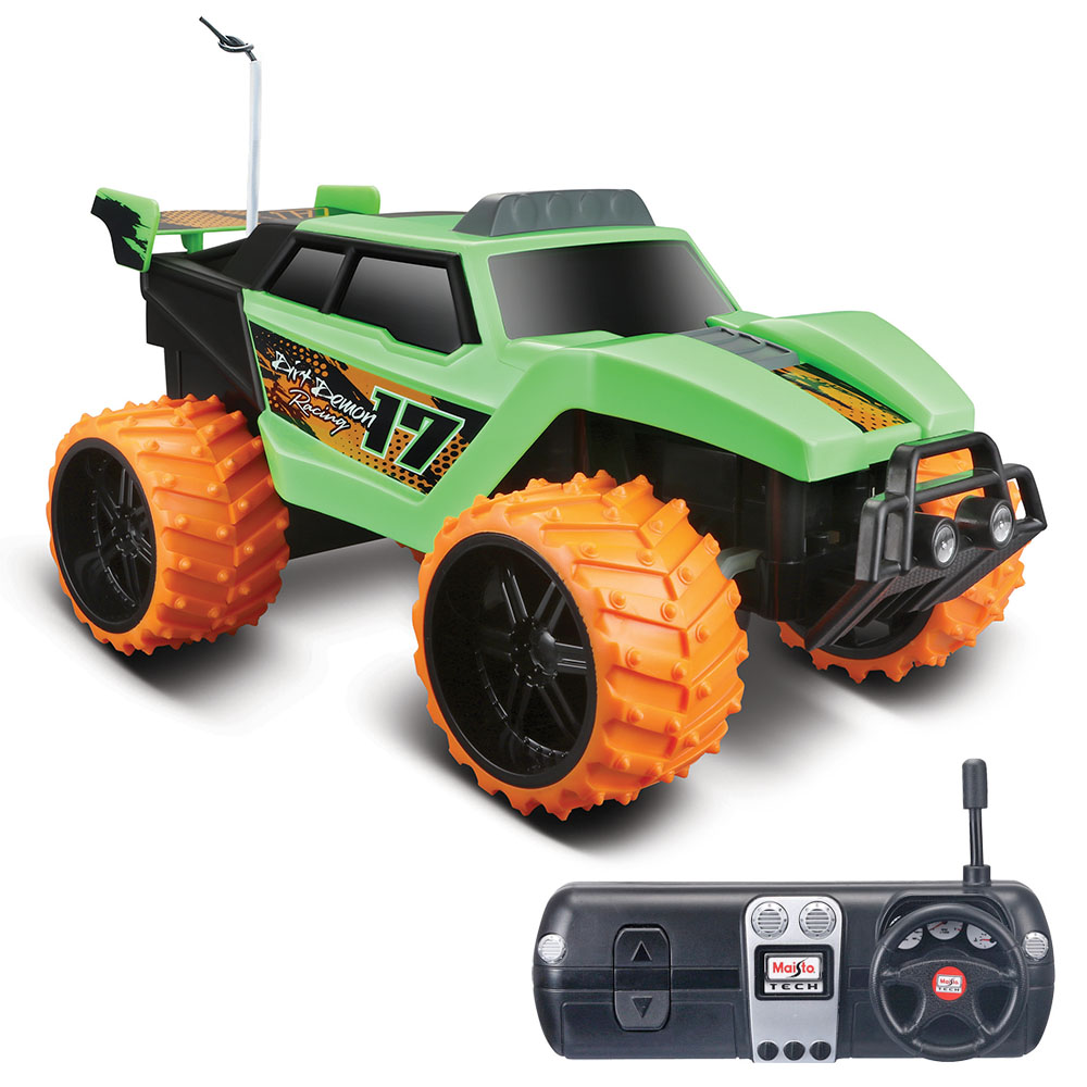 Maisto Tech 1:16 Off-Road Dirt Demon U/K Araba Yeşil