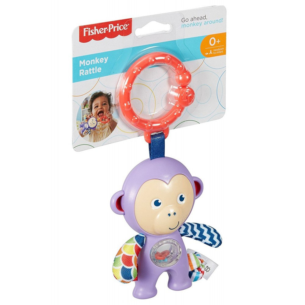 Fisher Price Hayvanat Bahçesi Arkadaşları Sevimli Maymun Çıngırak