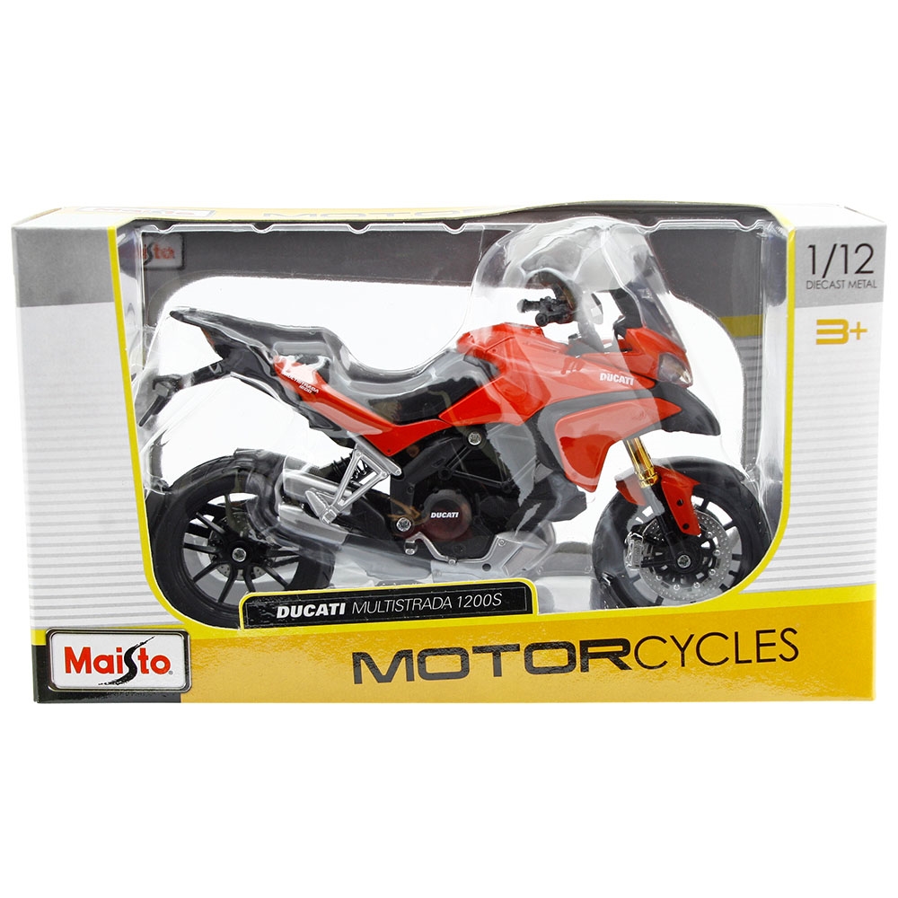 Maisto 1:12 Ducati Mulitstrada Model Motorsiklet