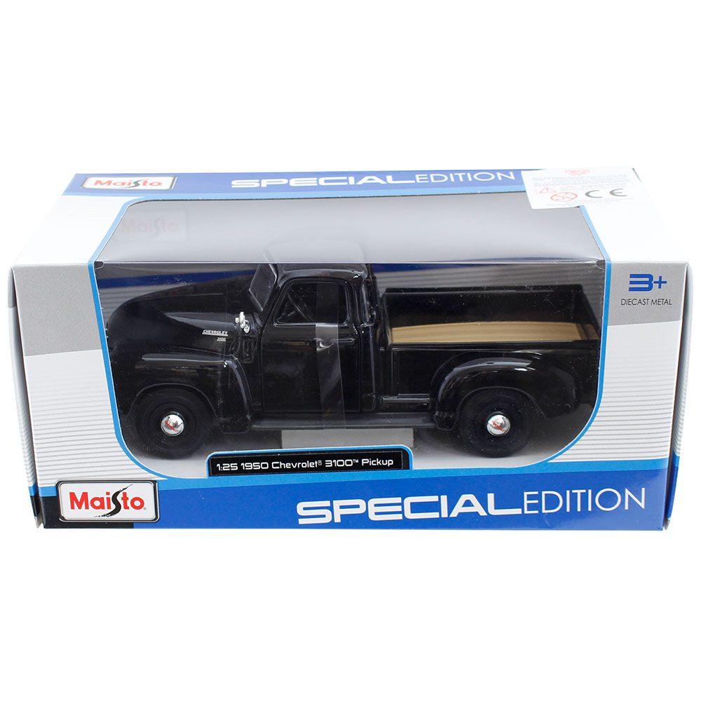 Maisto Chevrolet 3100 Pickup 1950 1:24 Model Araba S/E Siyah