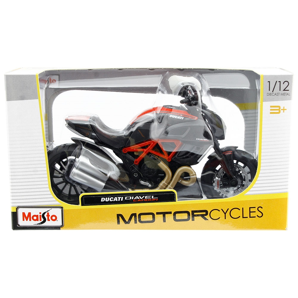 Maisto 1:12 Ducati Diavel Carbon Model Motorsiklet