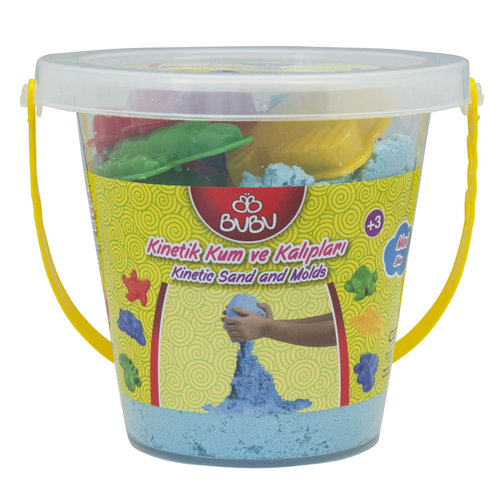Bu-Bu Kinetik Kum Kova Mavi 500 gr