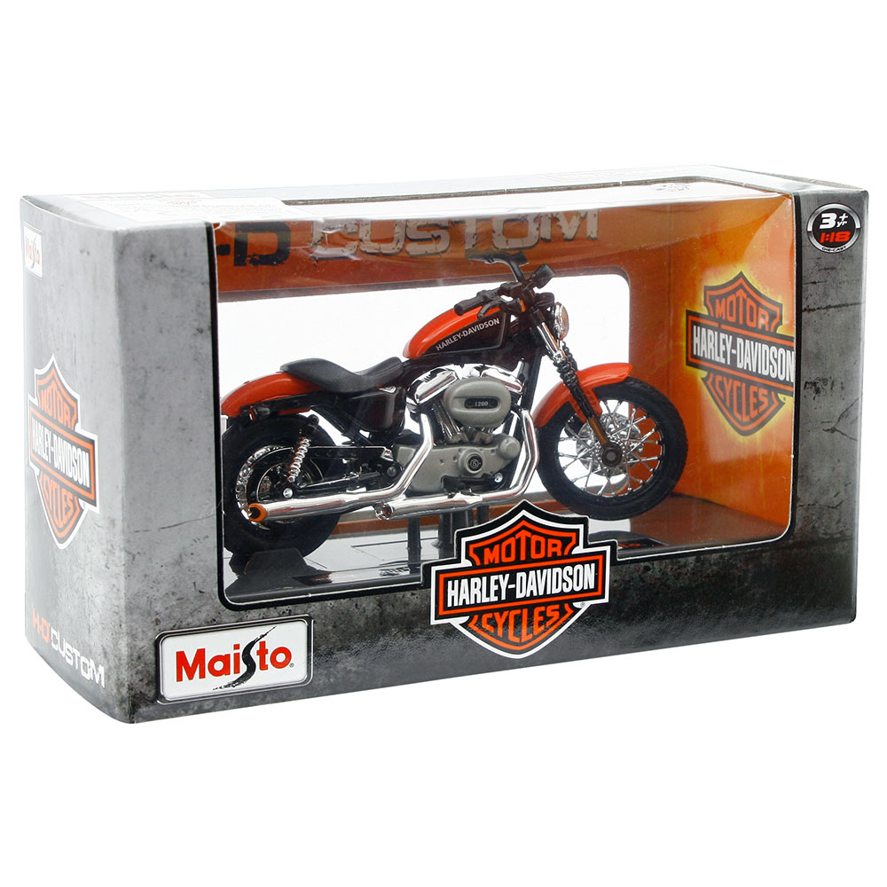 Maisto Harley Davidson 2007 XL 1200N Nightster 1:18 Motorsiklet