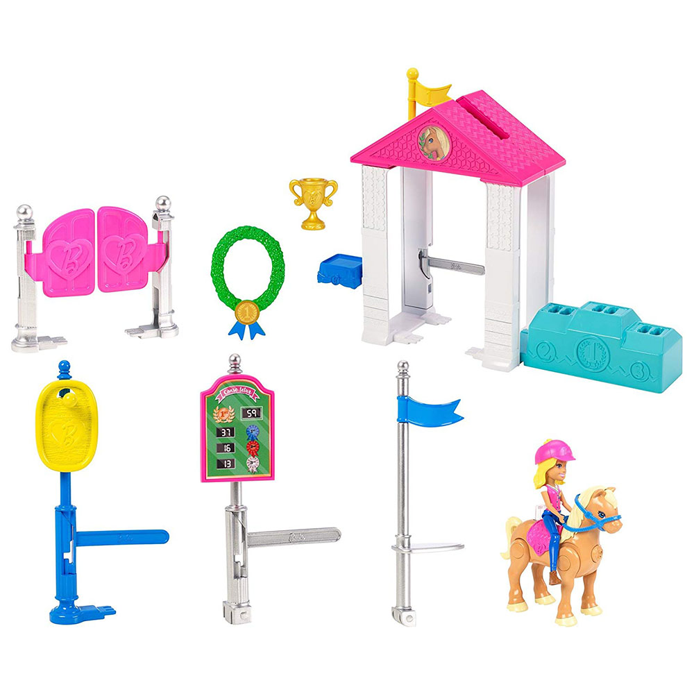 Barbie Hep Yanımda At Yarışı Oyun Seti