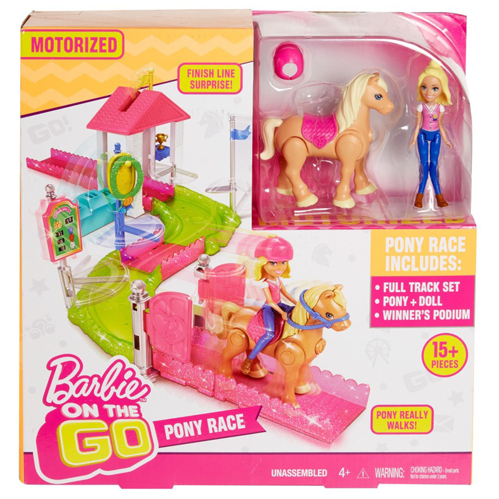 Barbie Hep Yanımda At Yarışı Oyun Seti