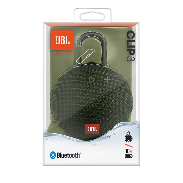 JBL Clip3 Yeşil Taşınabilir Bluetooth Hoparlör	