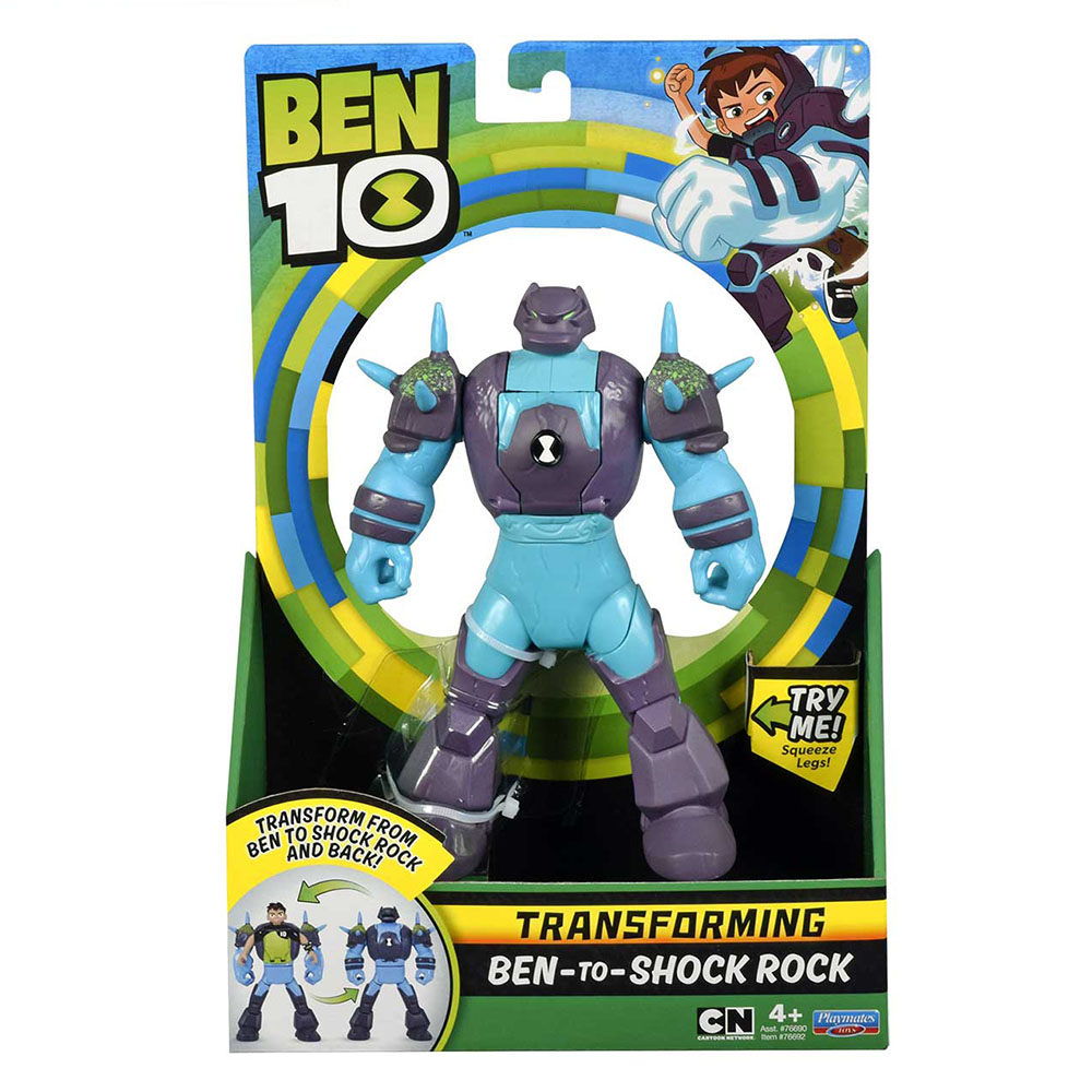 Ben 10 Dönüşen Ben To Shock Rock Figür