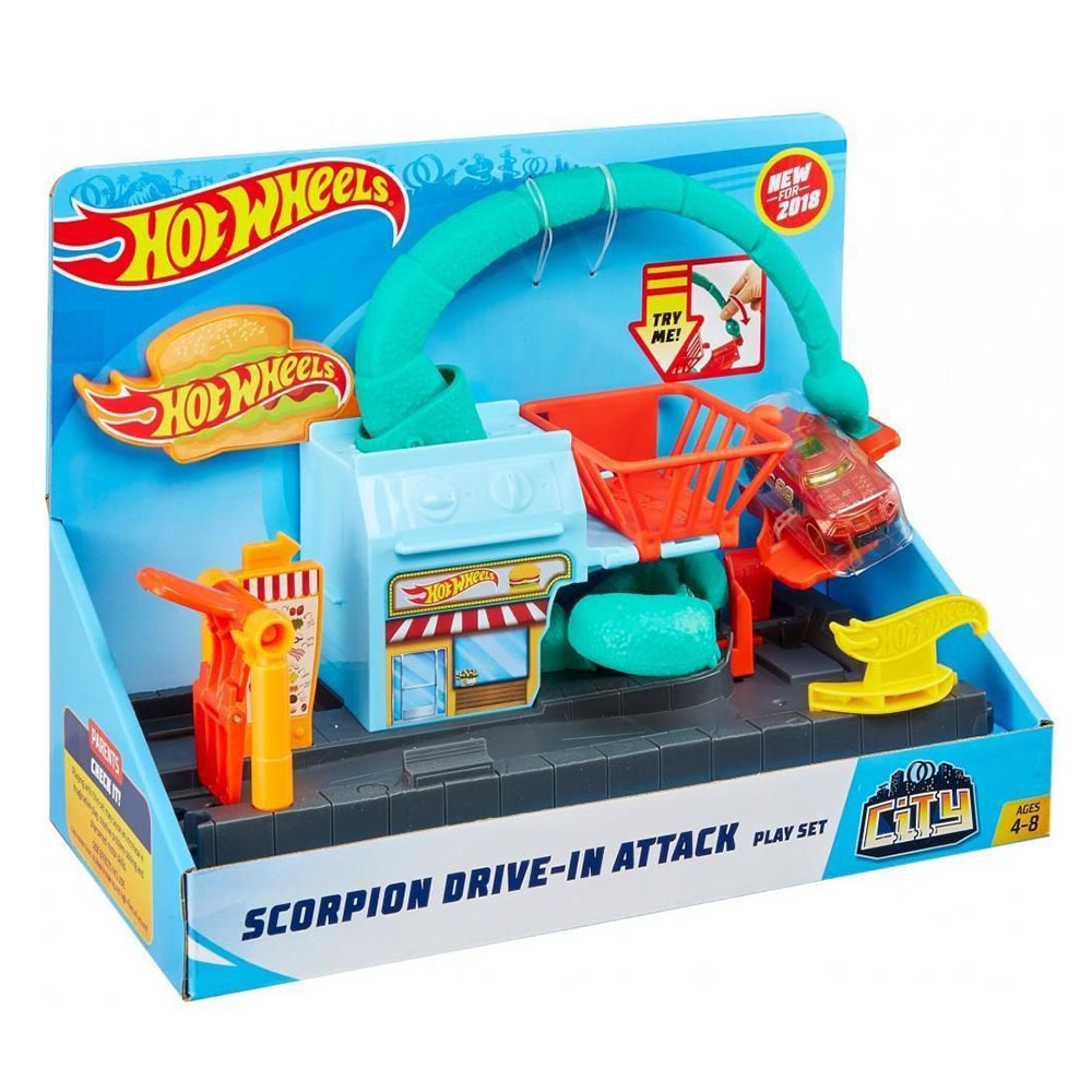 Hot Wheels Şehirde Yaratık Macerasi Akrebin Restoran Saldırısı FN