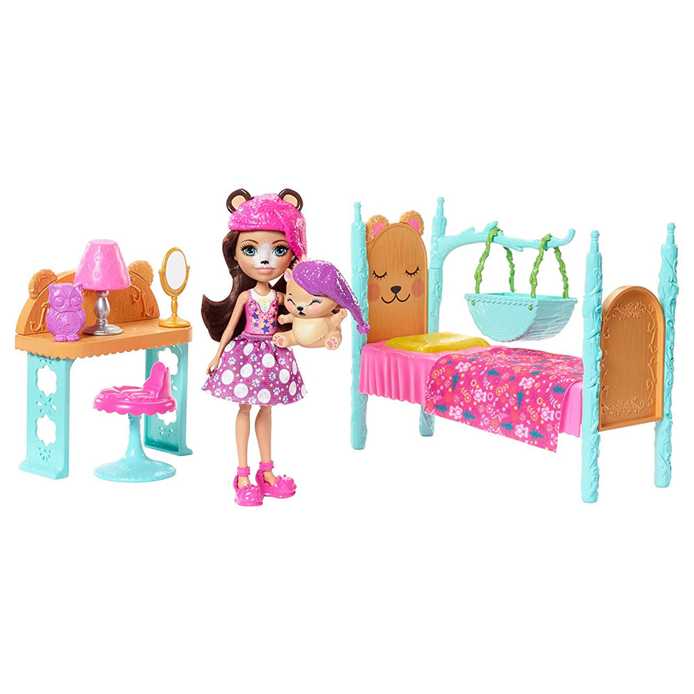 Enchantimals Bren Bear Yatak Odası Seti