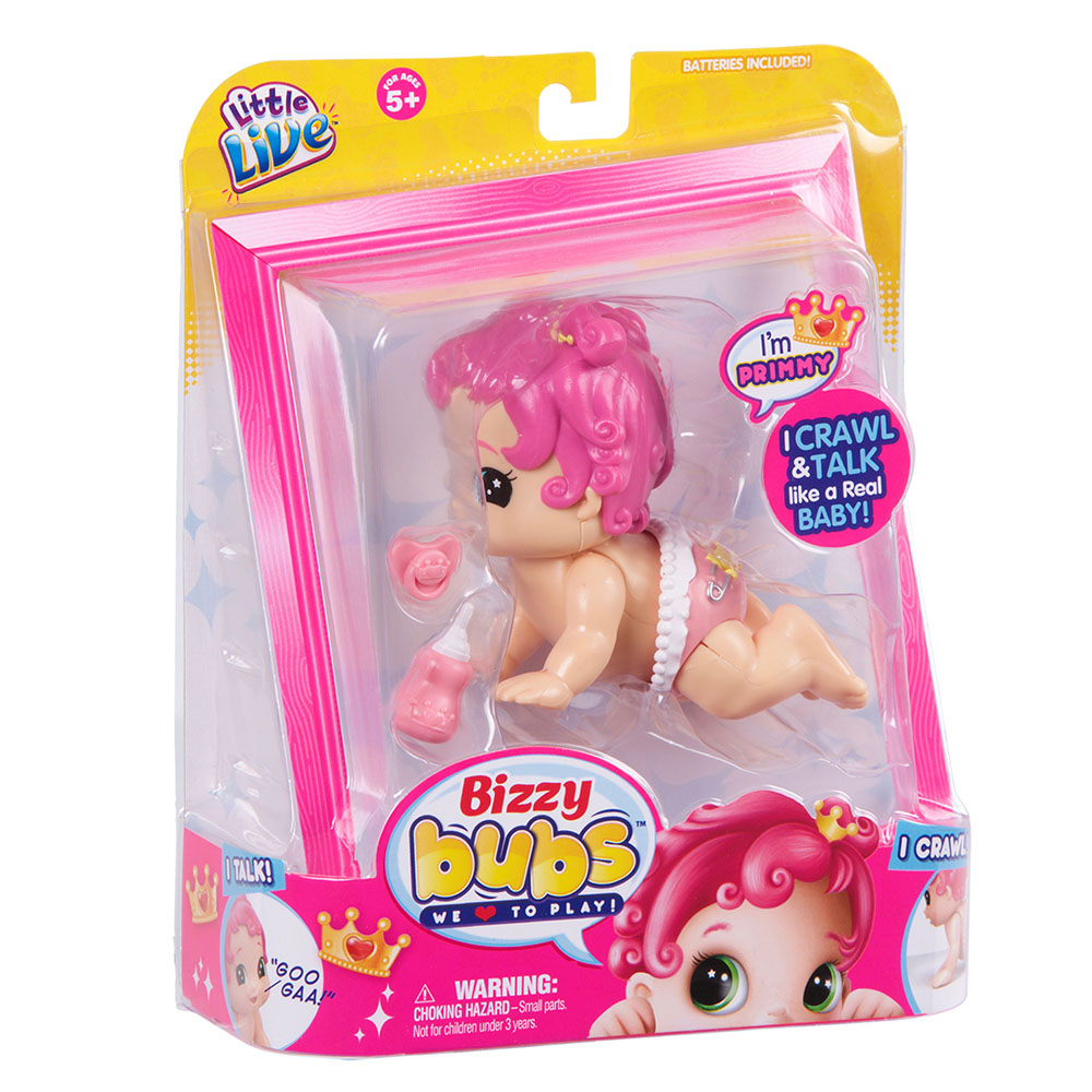 Little Live Bizzy Bubs Konuşan ve Yürüyen Canım Bebeğim Primmy