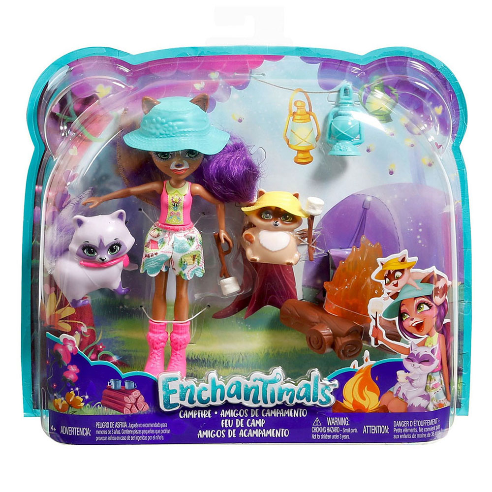 Enchantimals Raelin Raccoon Piknikte Oyun Seti