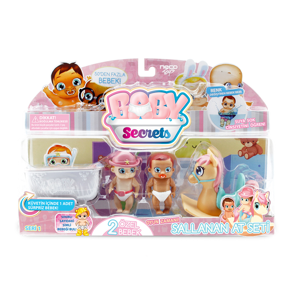 Baby Secrets Sürpriz Figür ve Sallanan At Seti