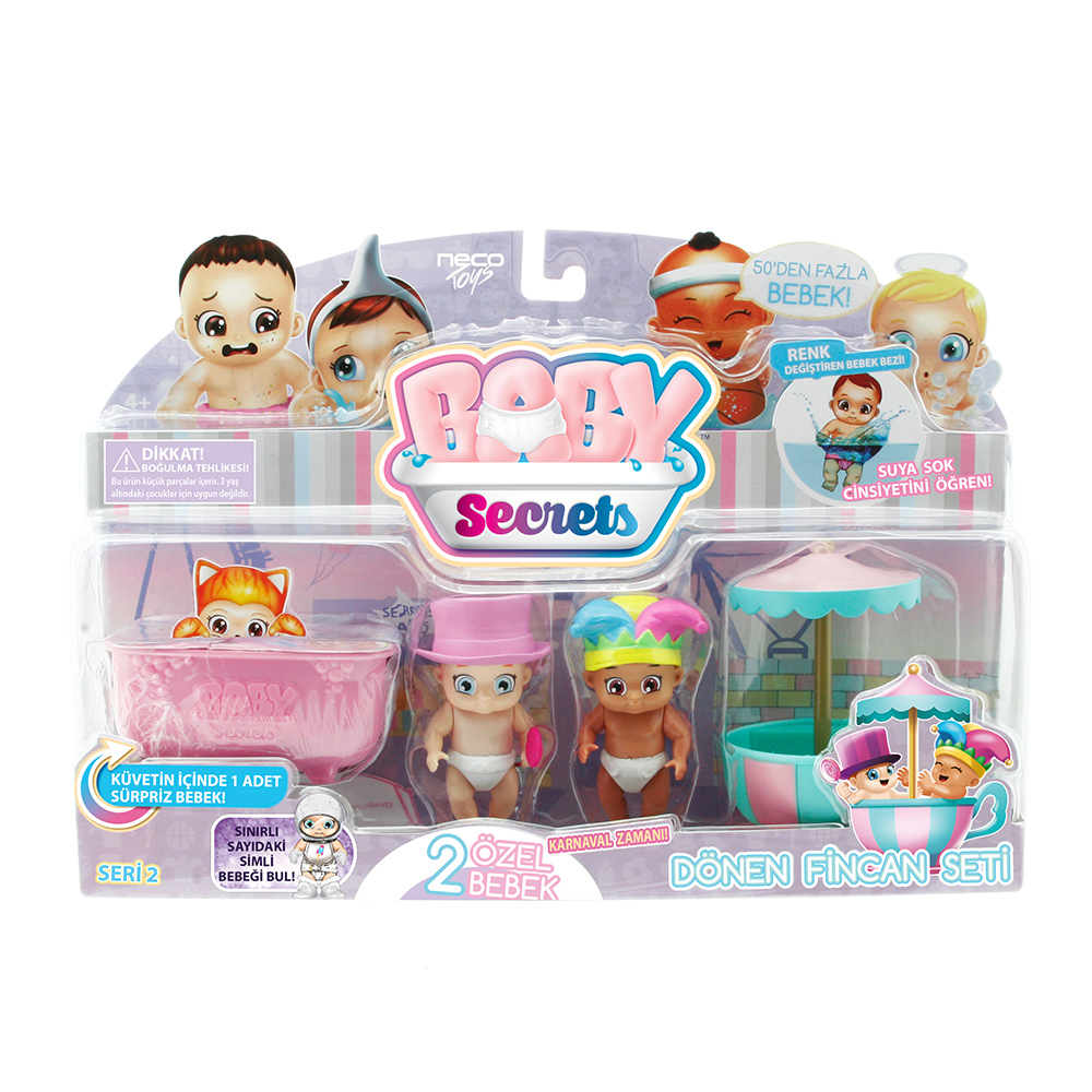 Baby Secrets Sürpriz Figür ve Dönen Fincan Seti ( Seri 2 )