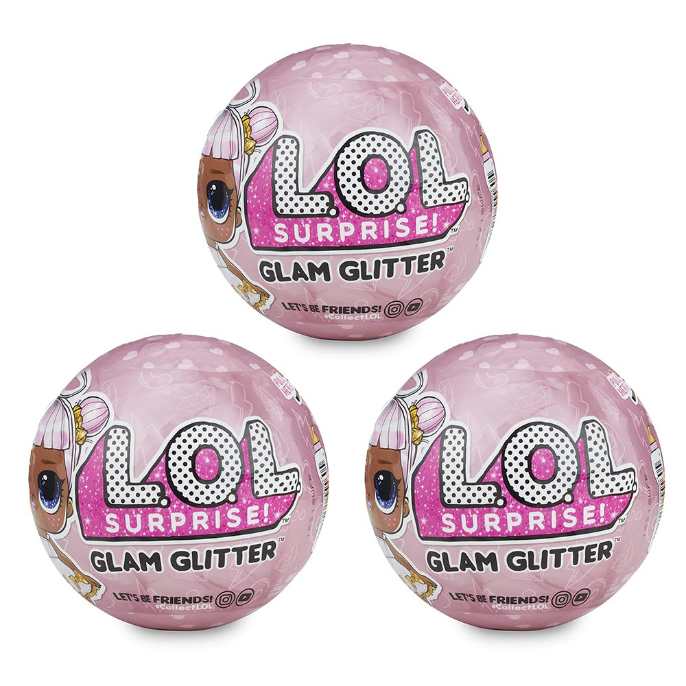 LOL Sürpriz Glam Glitter Simli 7 Sürpriz 3'lü Paket S2