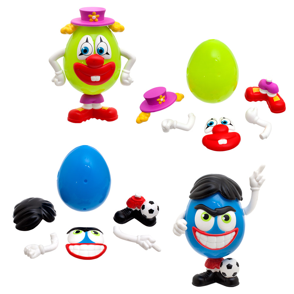 Egg Headz Yumurta Kafalar Sürpriz Yumurta 3'lü Set Seri 1