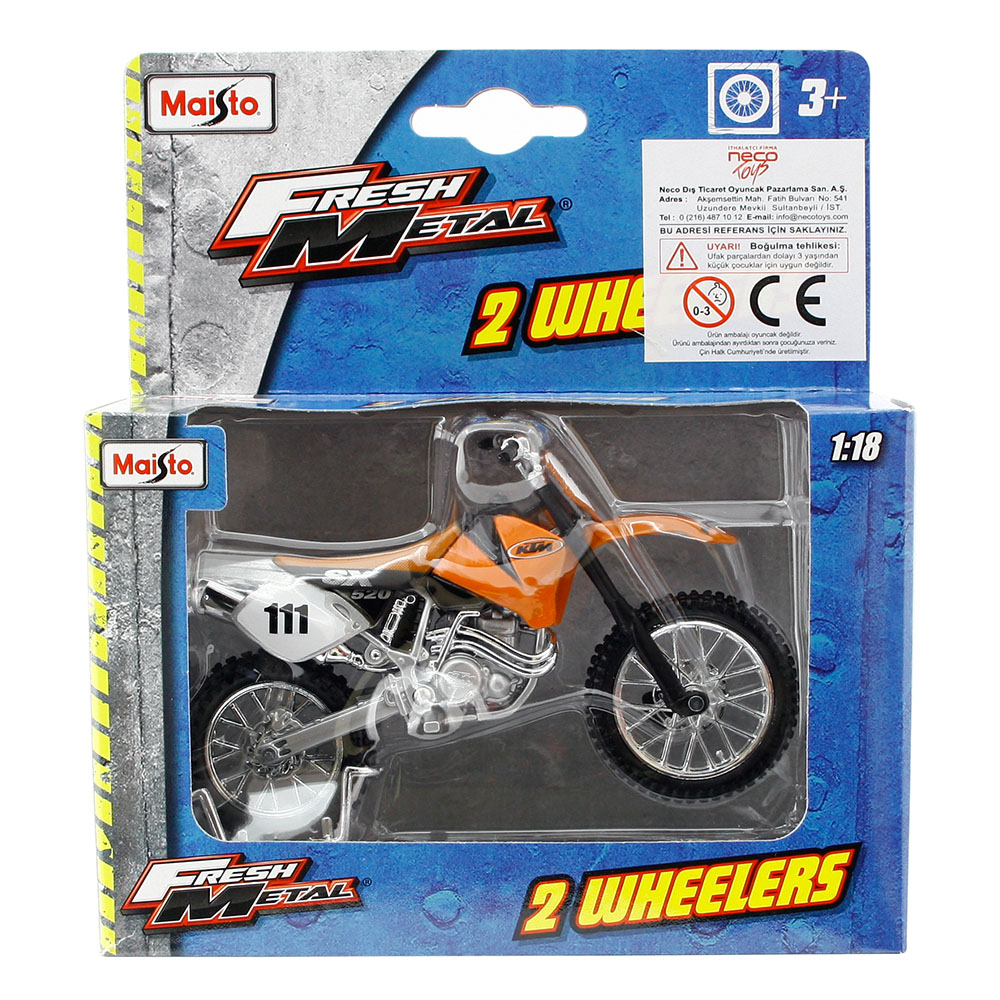 Maisto 1:18 KTM 520SX Model Motorsiklet