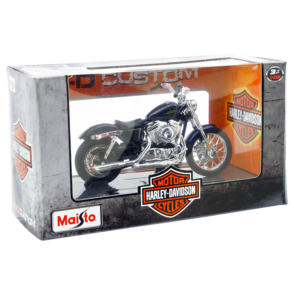 Maisto Harley Davidson 2012 XL 1200V Seventy-Two 1:18 Model Motor