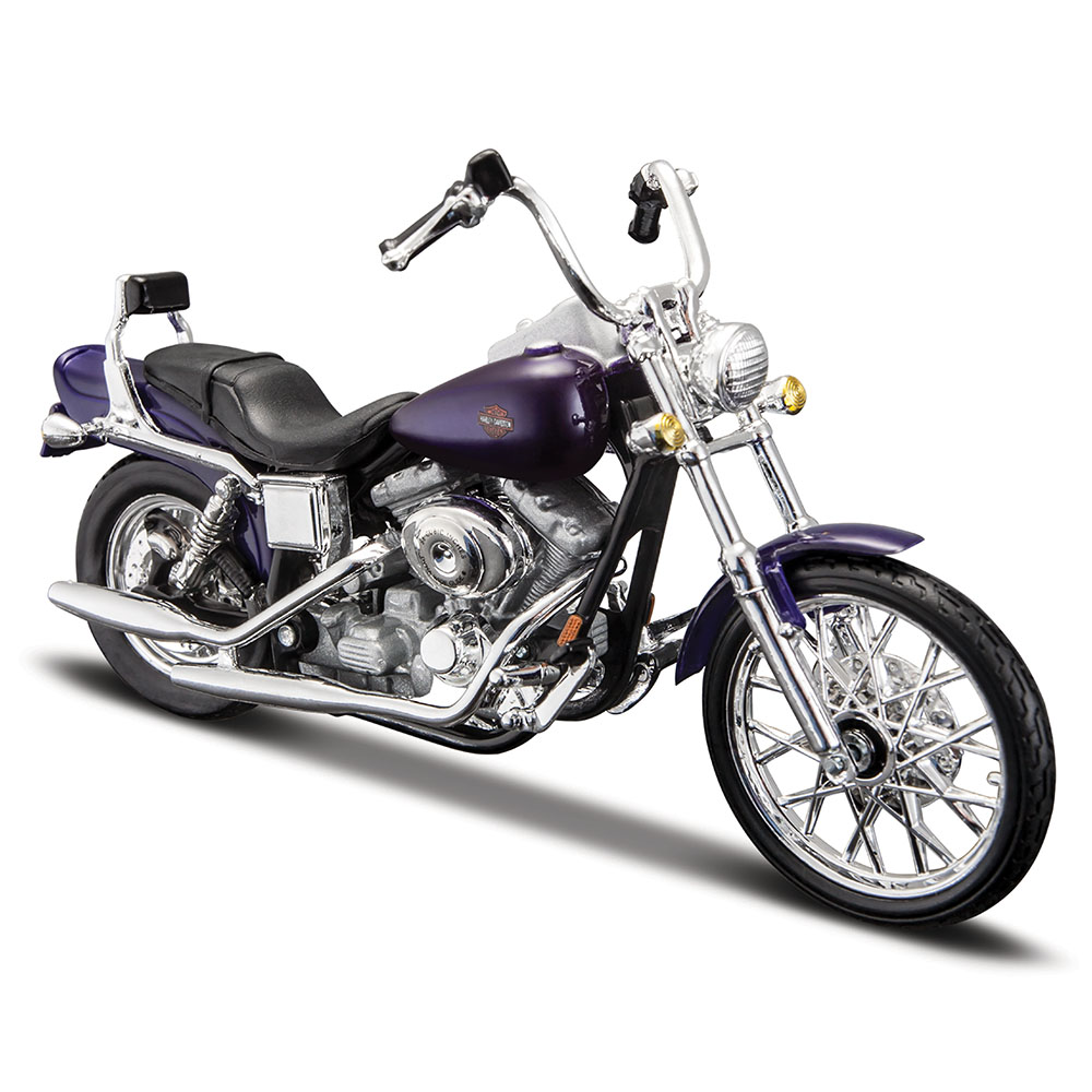 Maisto Harley Davidson 2001 FXDWG Dyna Wide Glide 1:18 Model Moto