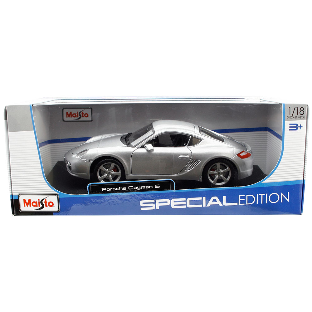 Maisto Porsche Cayman S 1:18 Model Araba Gümüş