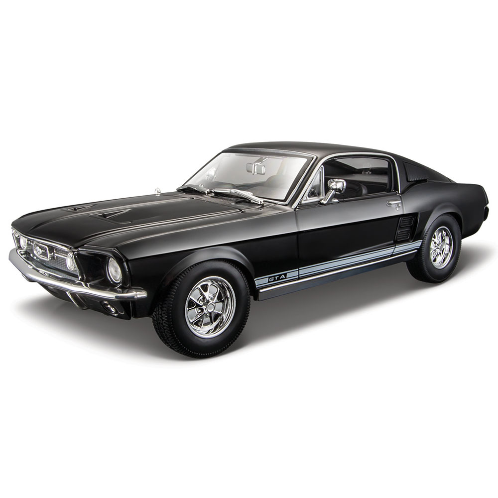 Maisto 1/18 1967 Ford Mustang GTA Fastback Model Araba - Siyah