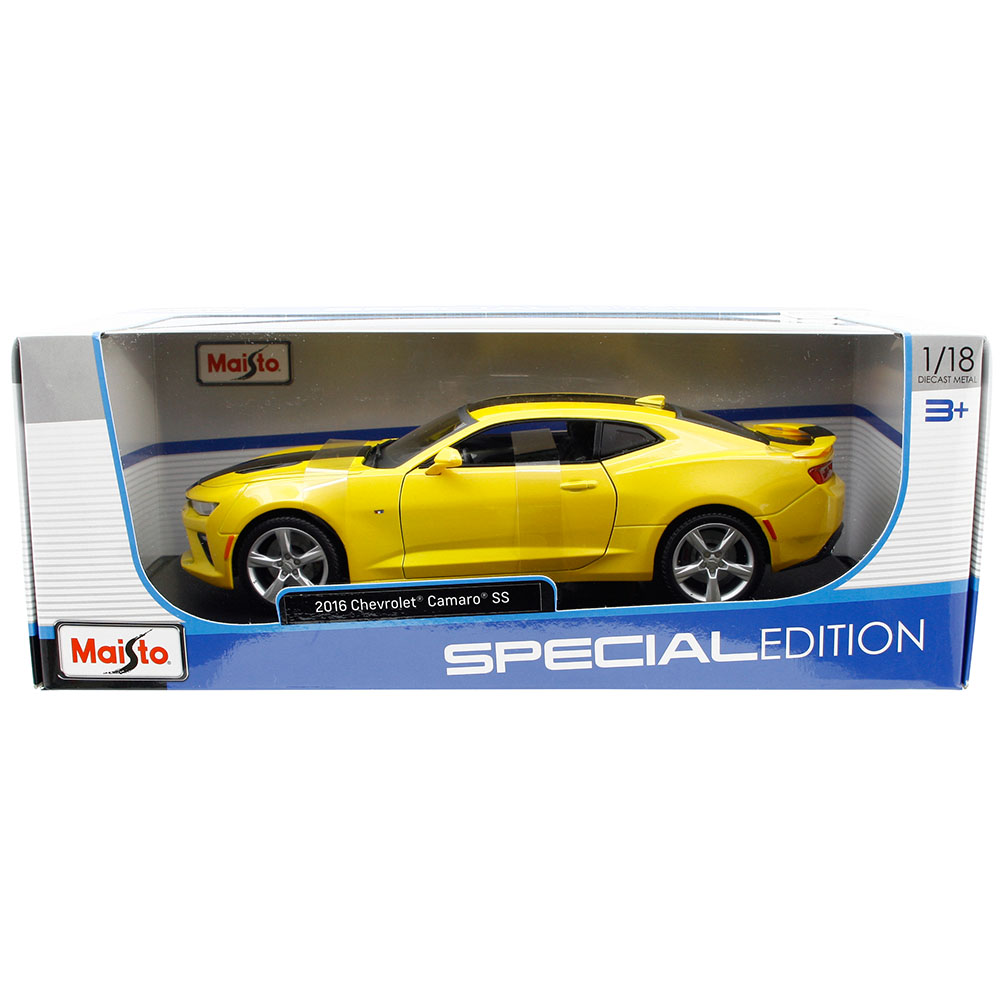 Maisto 2016 Chevrolet Camaro SS 1:18  Model Araba Sarı