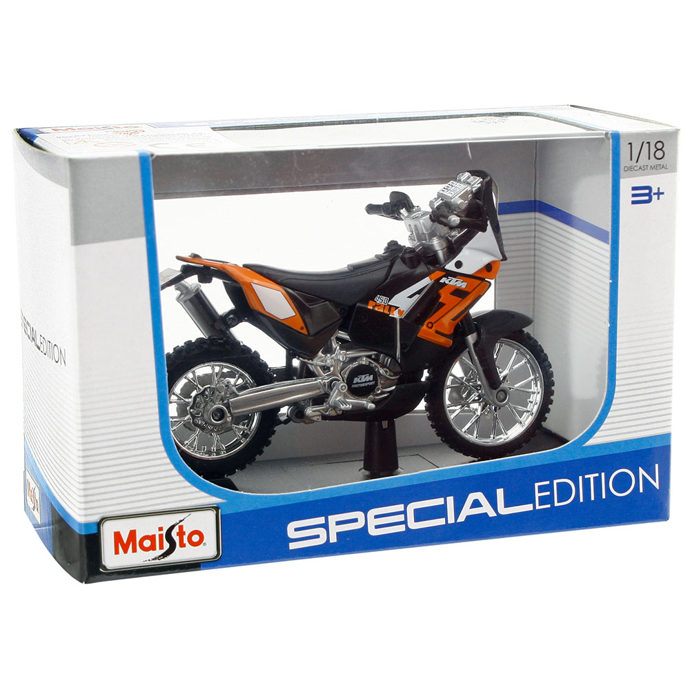 Maisto KTM 450 Rally 1:18 Model Motorsiklet